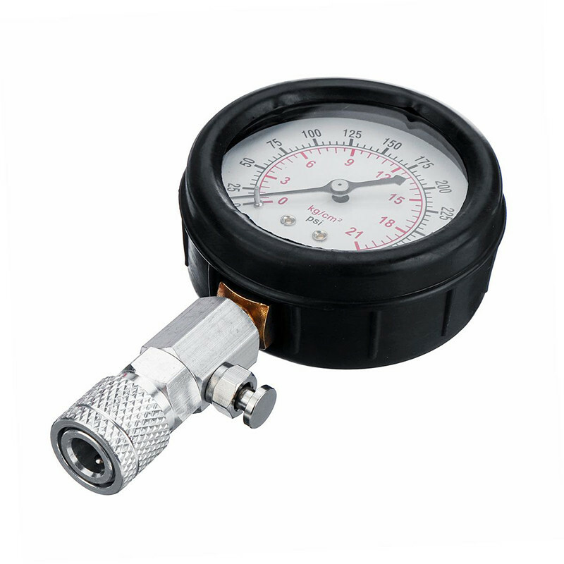 Car Engine Compression Cylinder Pressure Tester Gauge Multi-Function Tools Set
