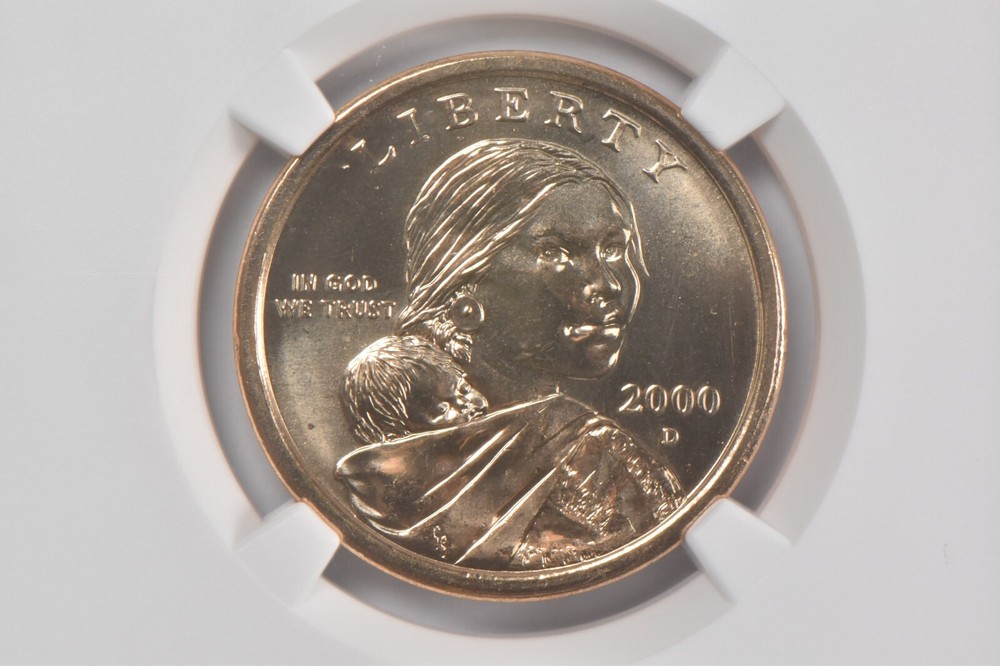 2000-D MS68 PL Millennium Sacagawea Dollar NGC PROOF LIKE
