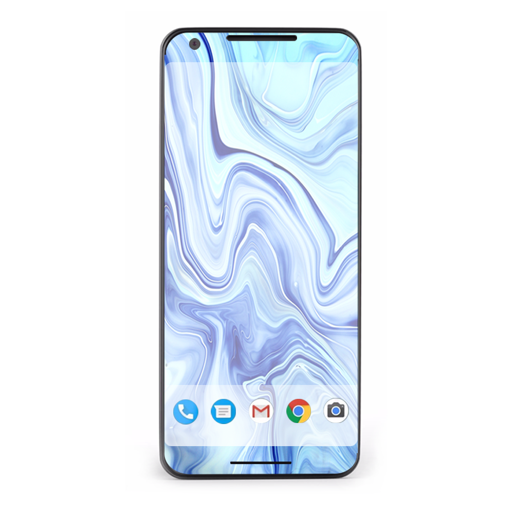Google Pixel 2 Skins Decal Wrap Blue Marble Rocks Glass