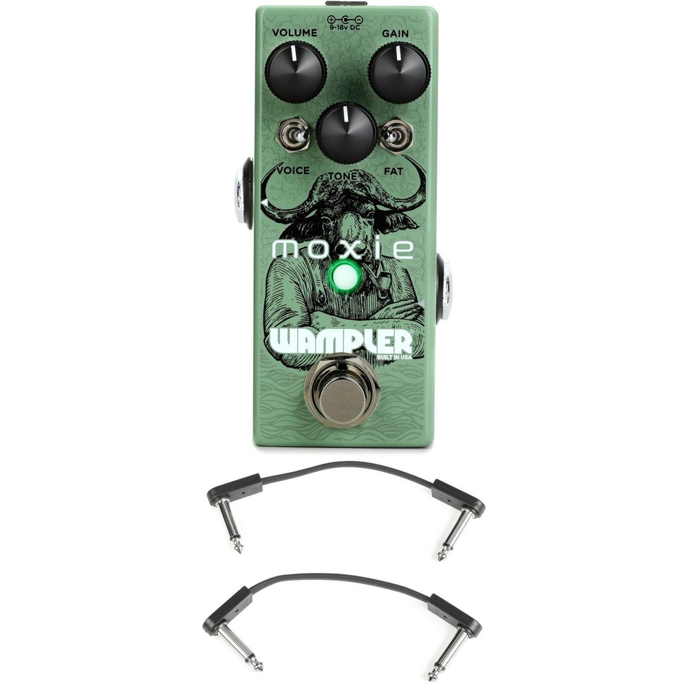 Wampler Moxie Overdrive Pedal with EBS Patch Cables
