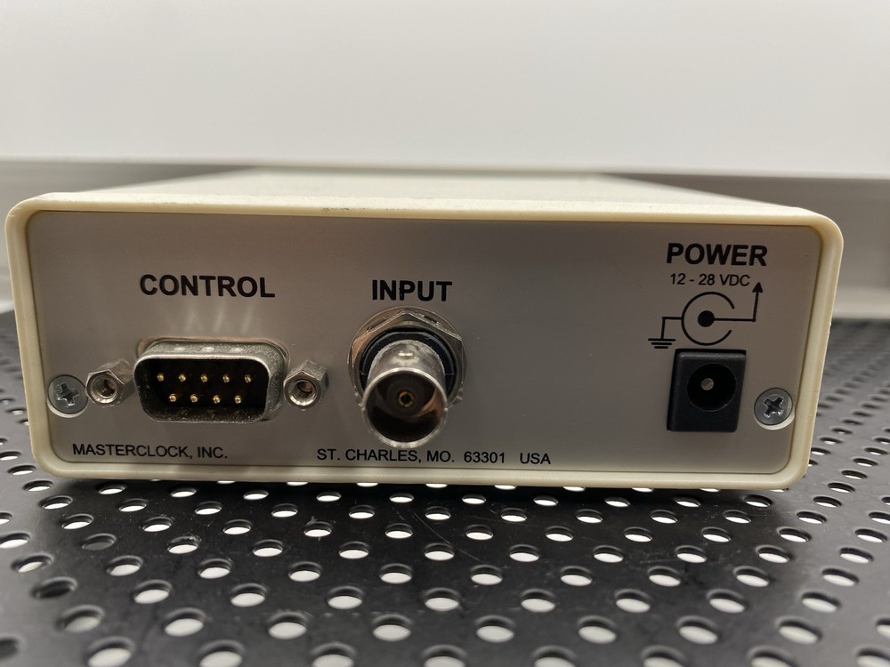 Masterclock TCD-200 Time Code Driven Clock w/Rack Mount