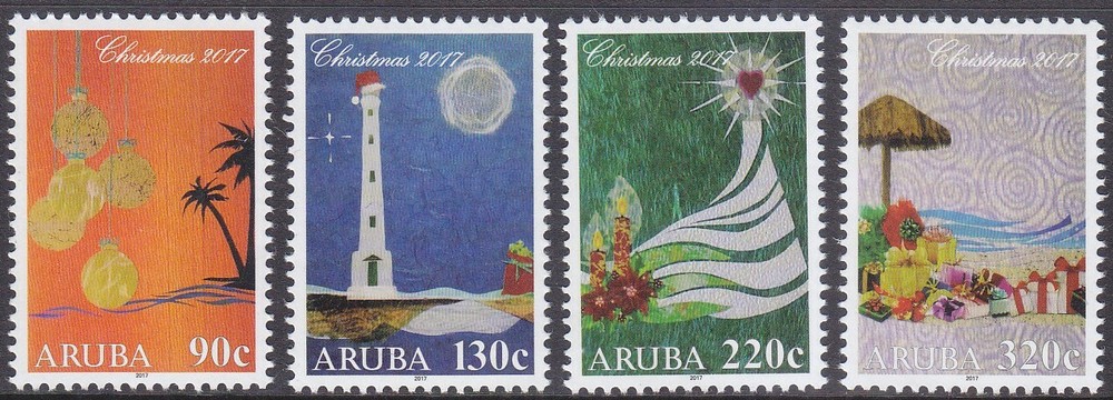 Aruba Issue 2017 (967-970) Christmas