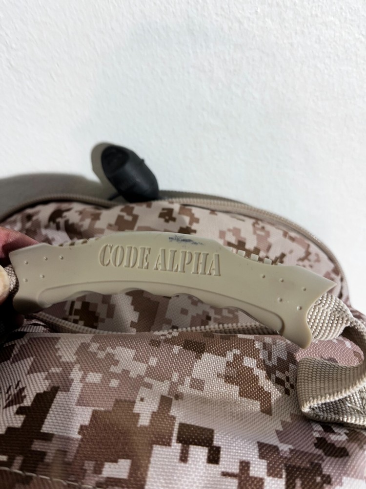 Code Alpha Tactical Military Pattern Expandable Bugout hydration Backpack