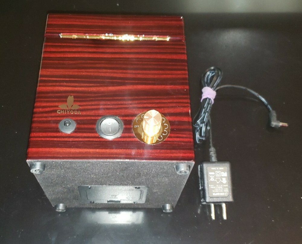 CHIYODA AUTOMATIC SINGLE WATCH WINDER BOX ADAPTER 8 ROTATION SETTINGS
