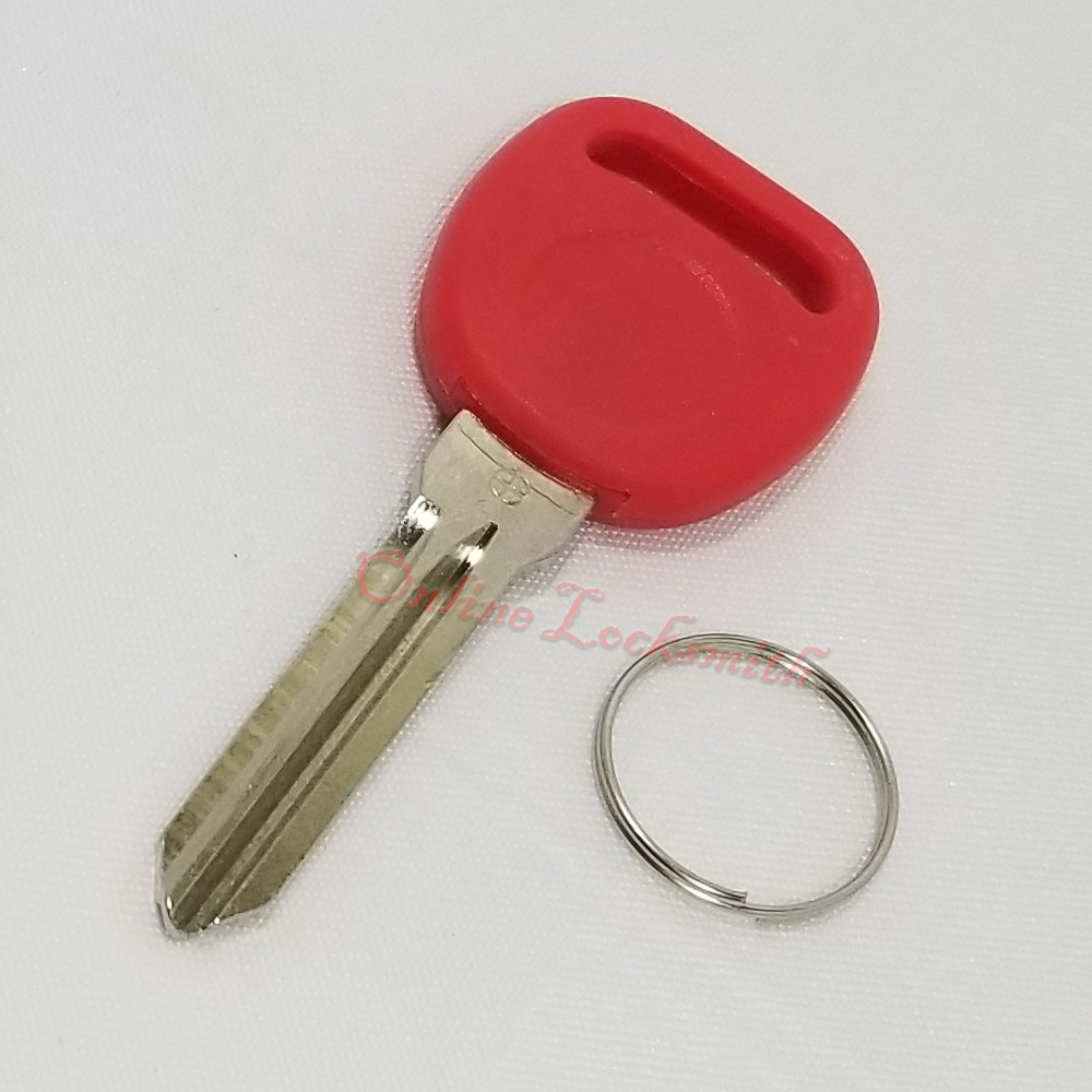 New Red B111 Transponder Chipped Key For Gm Vehicles Easy DIY Programming