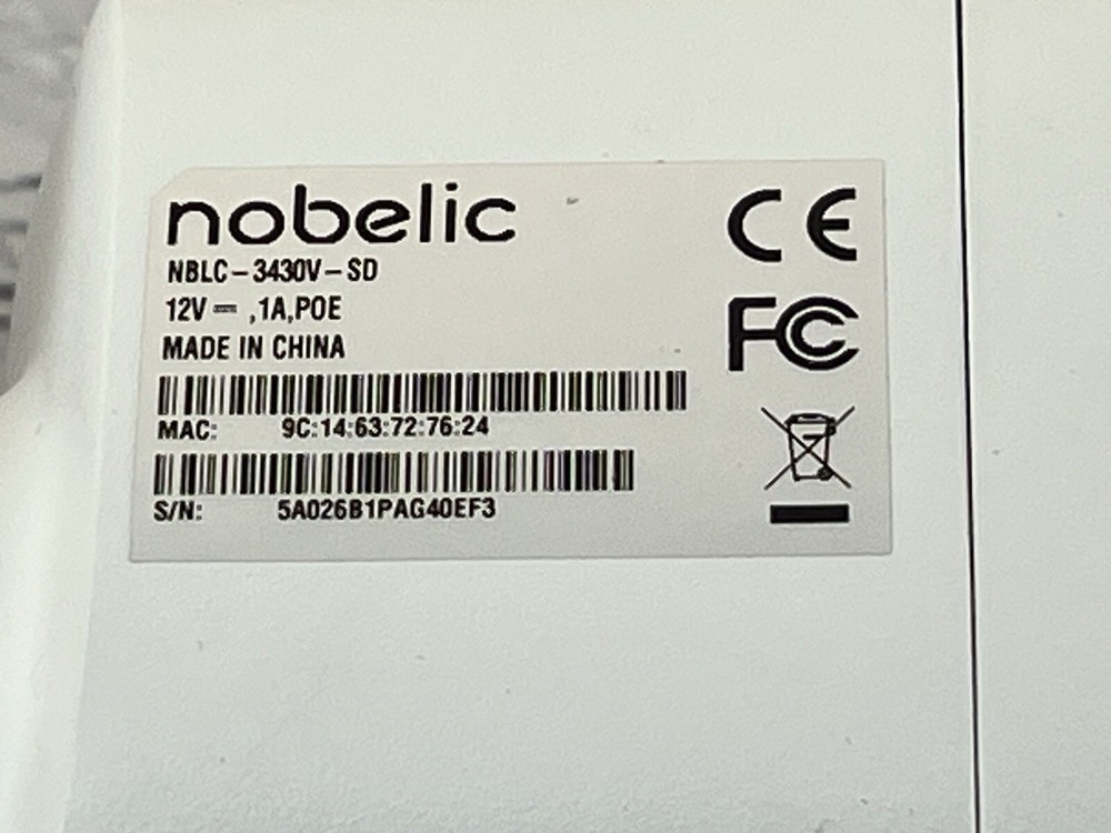 NOBELIC nblc-3230v-sd security camera recorder