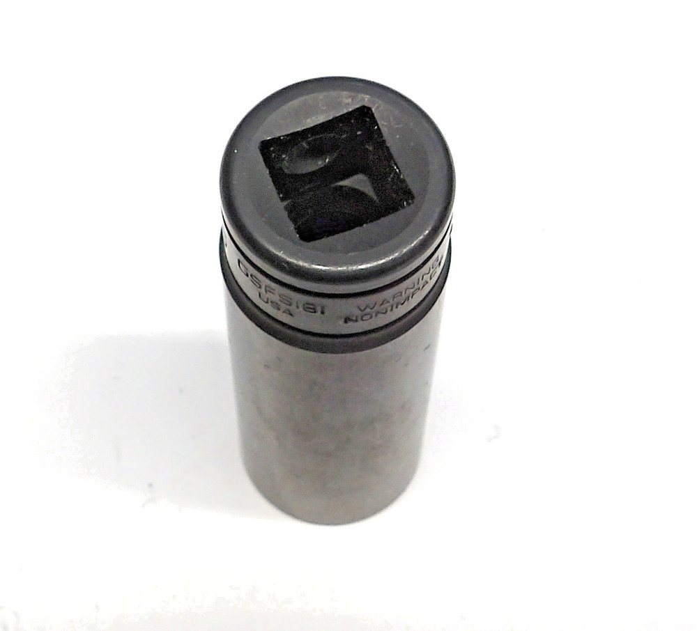 New Snap On 3/8" Drive 9/16" Deep 6-Point Socket GSFS181