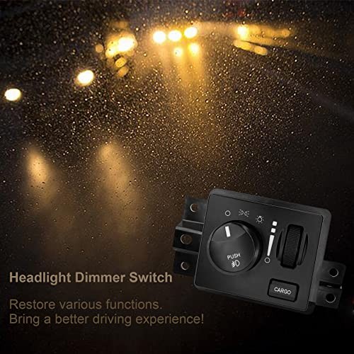 Headlight Dimmer Switch Headlamp Driving Lamp Switch | Replacement for standrad