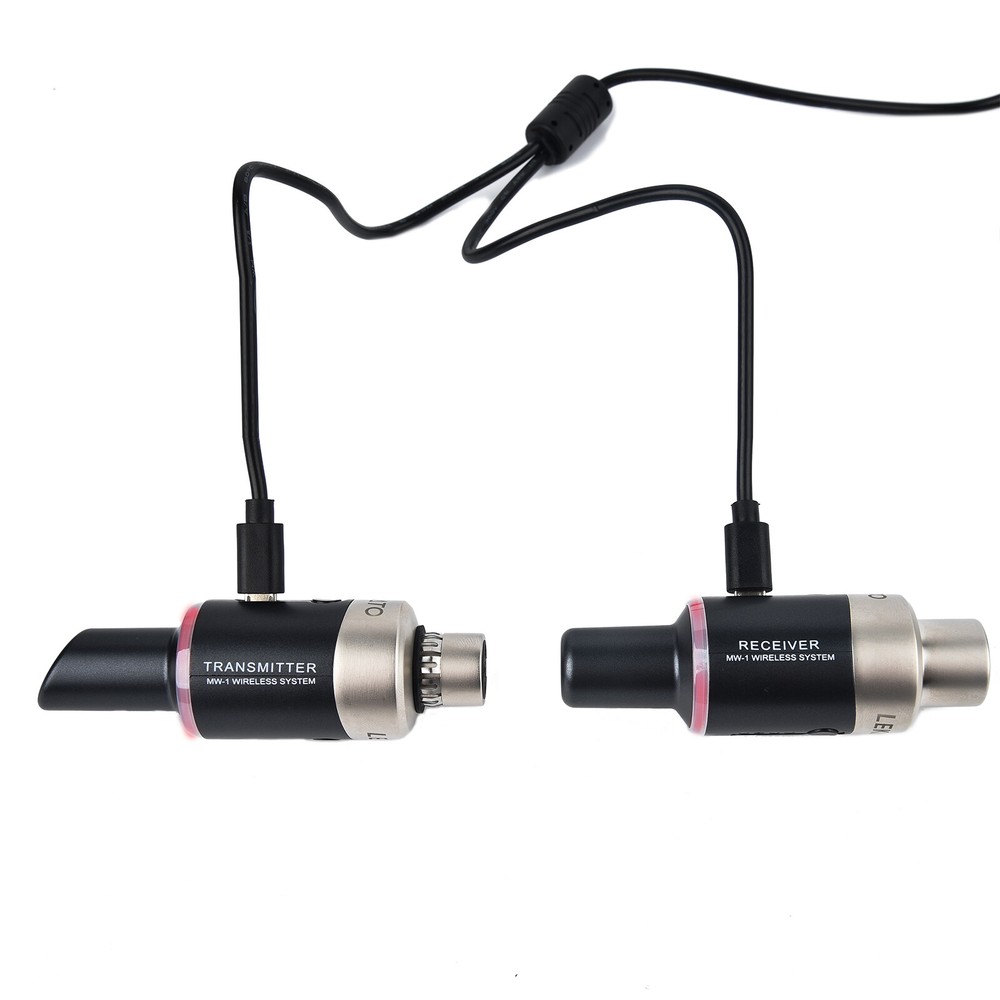 LEKATO 5.8G Wireless Microphone System Mic Transmitter Receiver Plug On XLR 100'