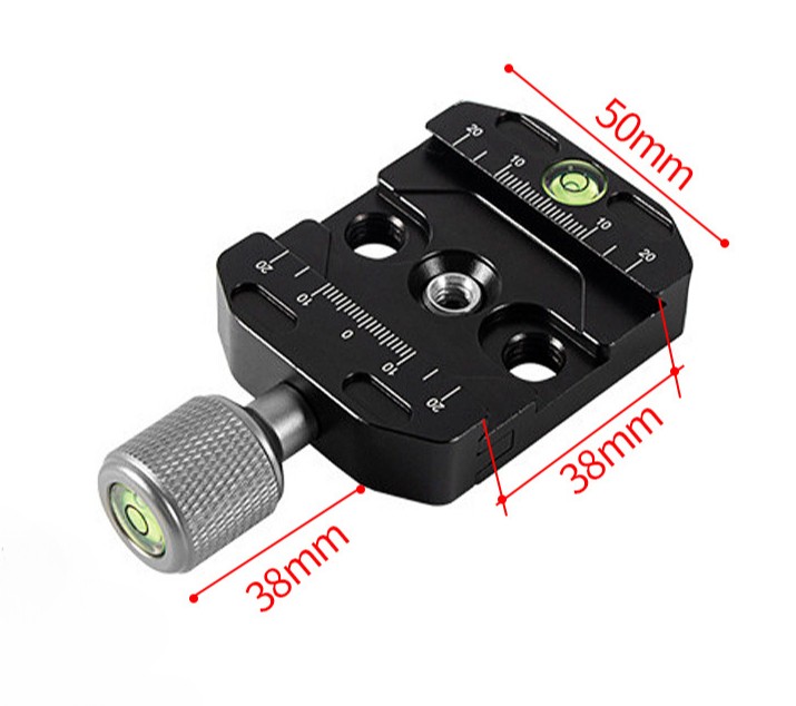 50N Quick Release Clamp Tripod Head Quick Conversion Clamp Camera Accessory