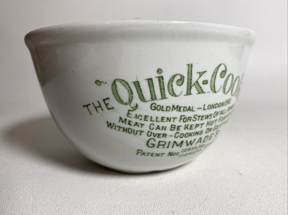 Vintage Grimwades Ceramic Quick Cooker Pudding England