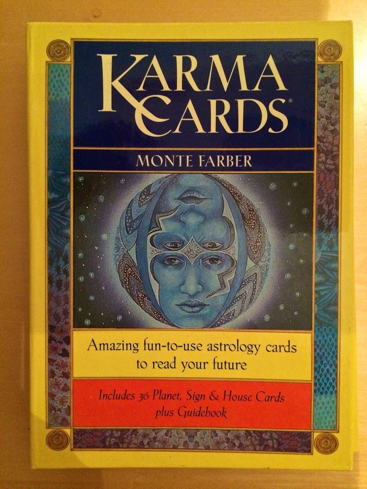 Karma Astrology Cards by Monte Farber (2007, Kit)