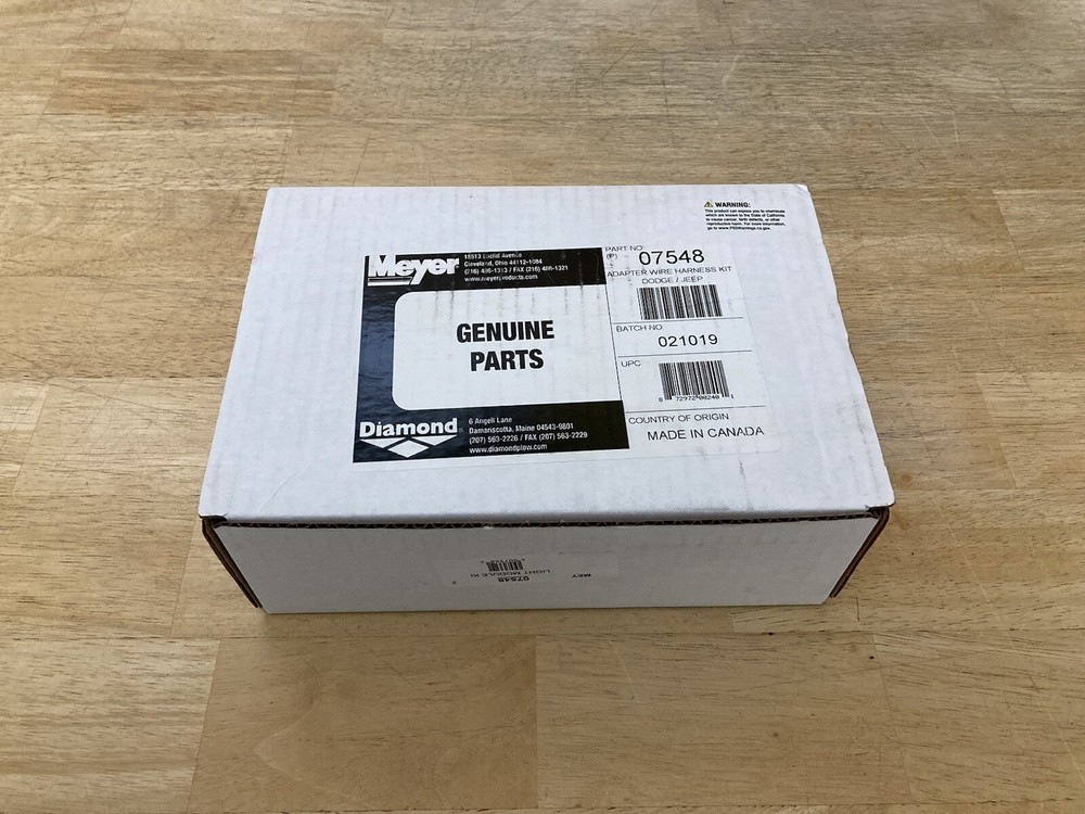 Meyer Nite Saber Headlight Wiring Module Kit 07548