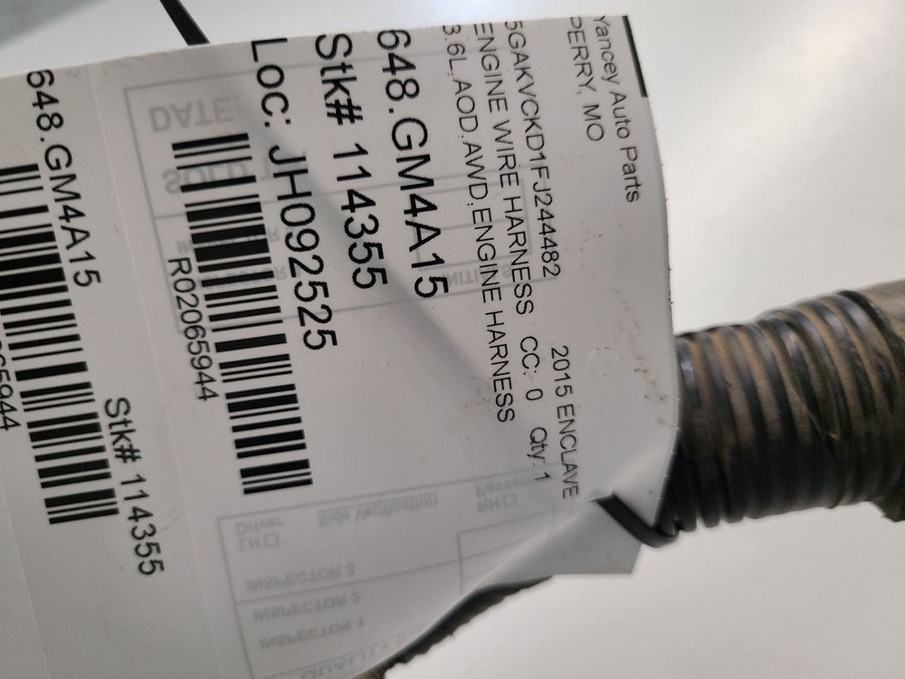 2015 BUICK ENCLAVE Engine Wire Harness