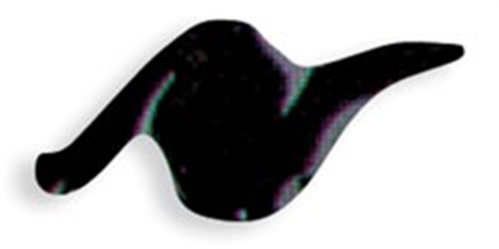Scribbles 3D Fabric Paint 1oz-Shiny - Black