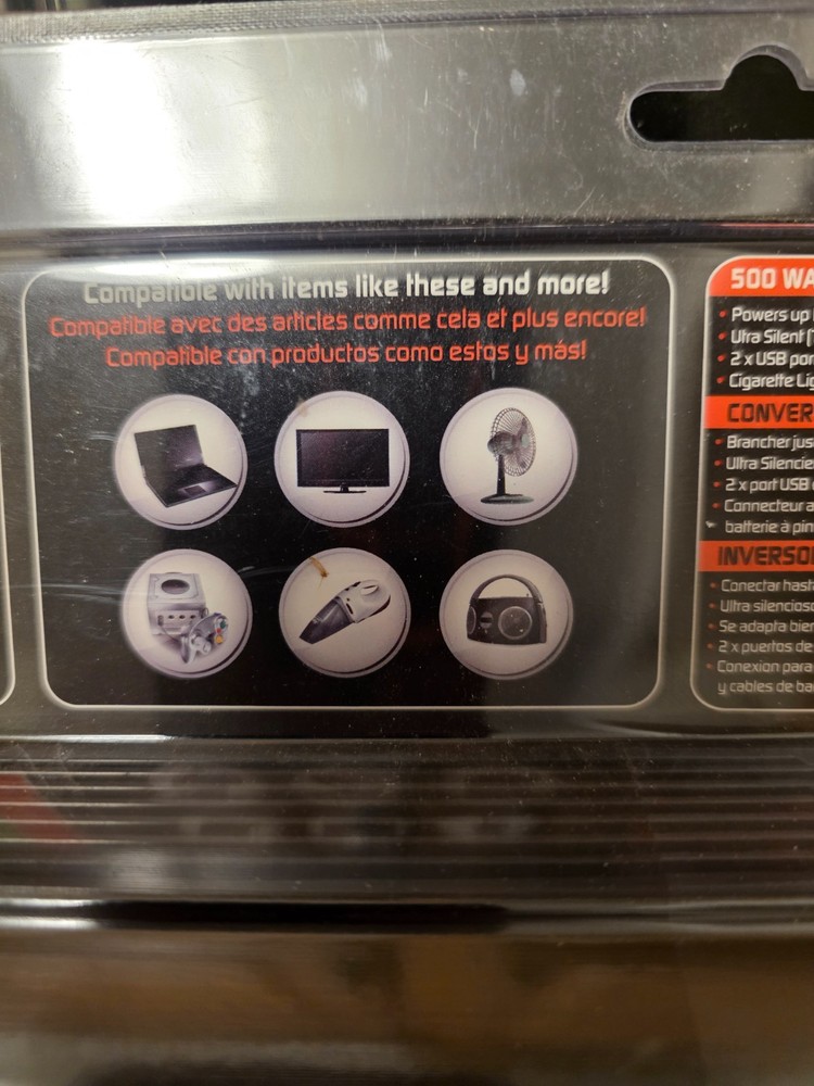 Energizer EN500 500 Watt Power Inverter