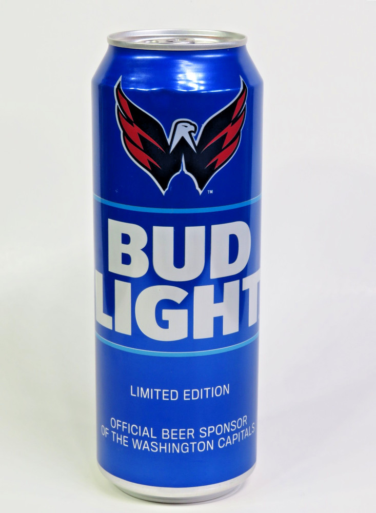 NHL capitals EMPTY bud LIGHT washington CAPITALS stadium CAN anniversay 50th LTD