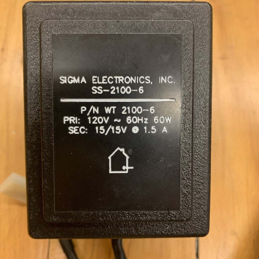 SIGMA ELECTRONICS INC. SS-2100-6 SIGMA SERIES Power Supply