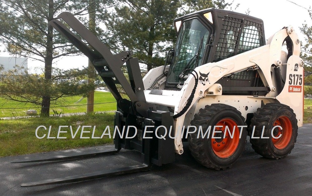 NEW ADJUSTABLE FORK GRAPPLE ATTACHMENT Skid Steer Loader Bobcat Caterpillar Cat