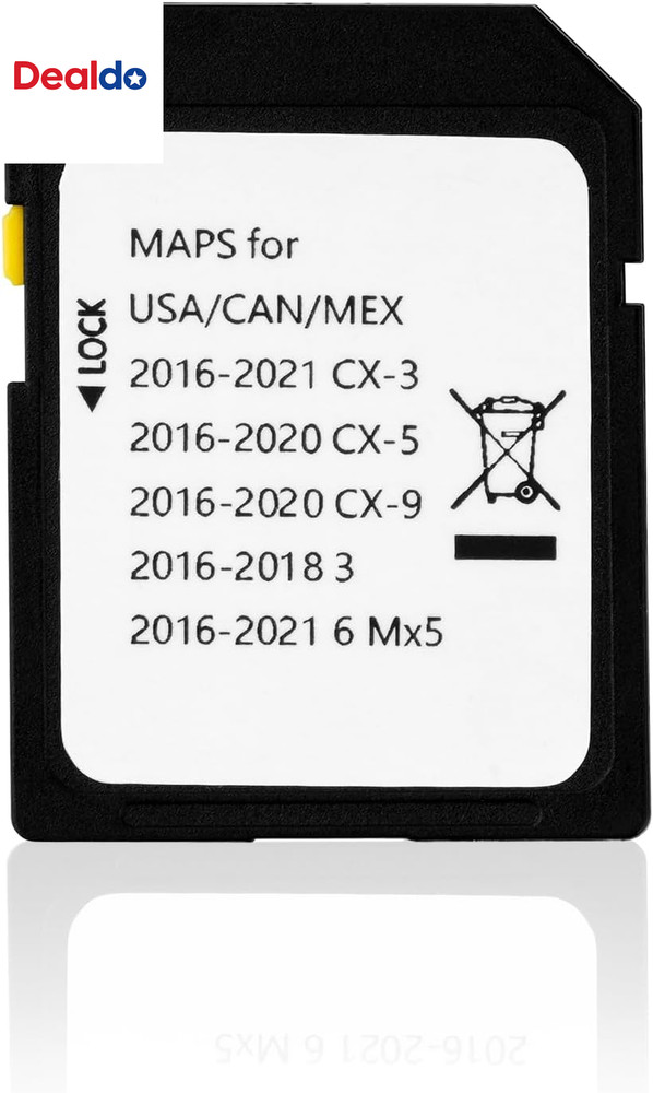 Latest Version Navigation SD Card Fits for Mazda 2014-2018 - 3, 2016-2024 - Mazd
