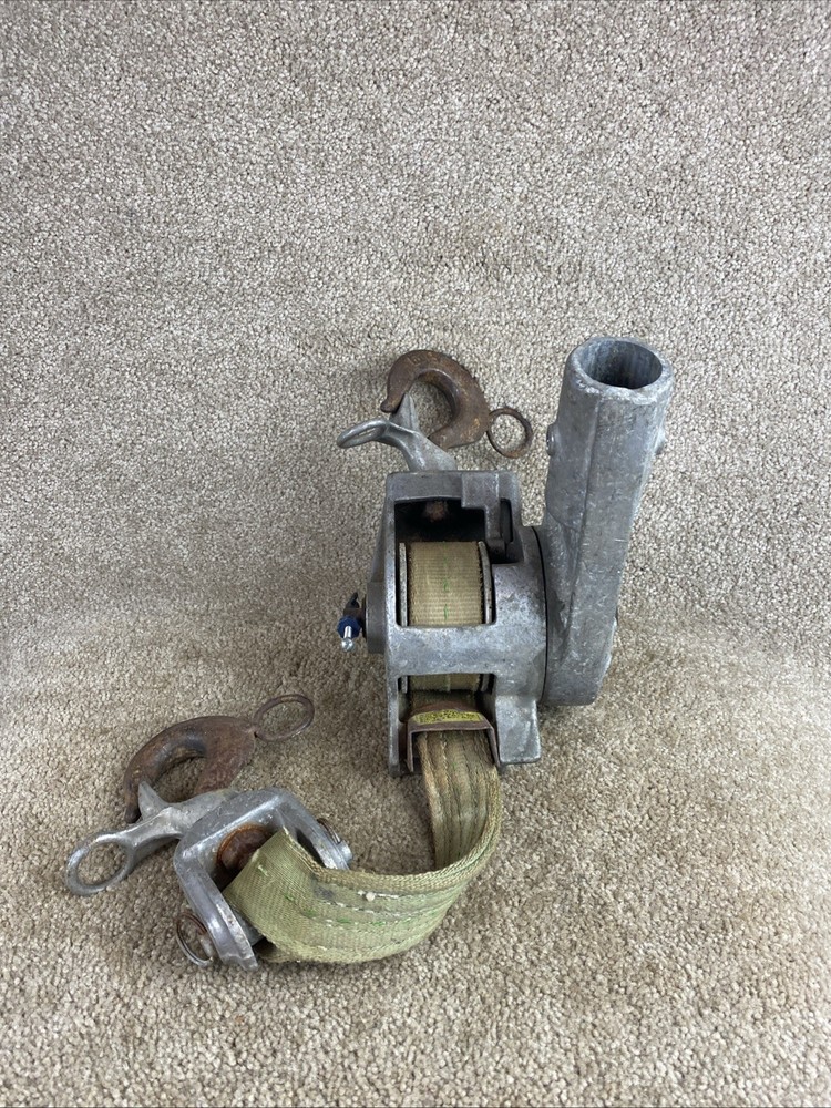 Chance 1 Ton Strap Hoist,In Working Condition,No Handle
