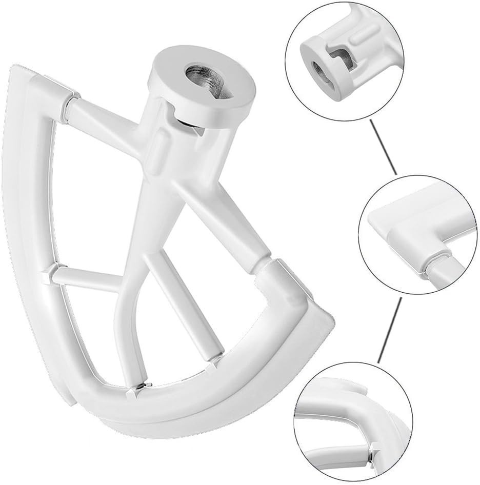 Flexible Edge Beater Attachment for KitchenAid Mixer - Ideal for Baking