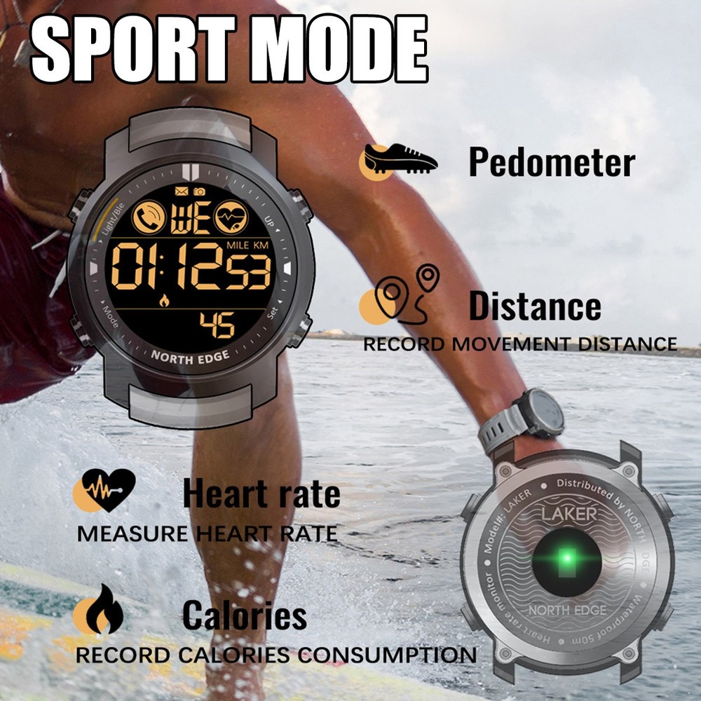 2026 Smart Watch For Men Waterproof Smartwatch Bluetooth ForiPhone Samsung