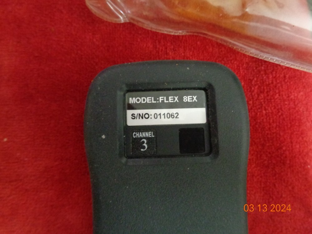 Enrange Flex 8EX Remote Control Transmitter~ For PARTS/ REPAIR NOS W/boot