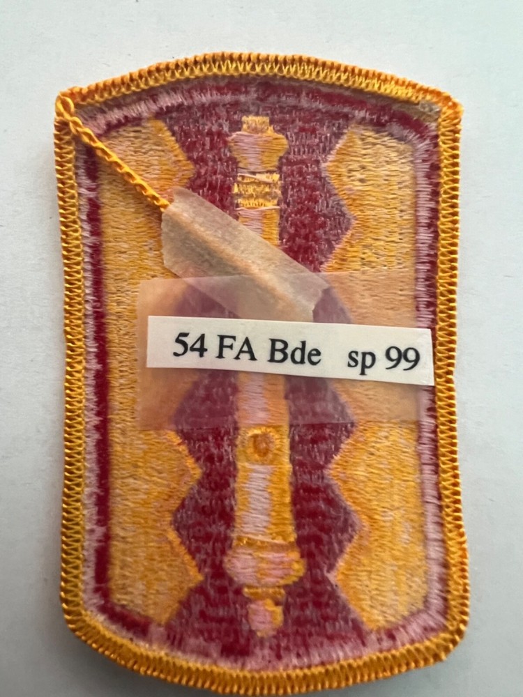54th Field Artillery US Army Patch
