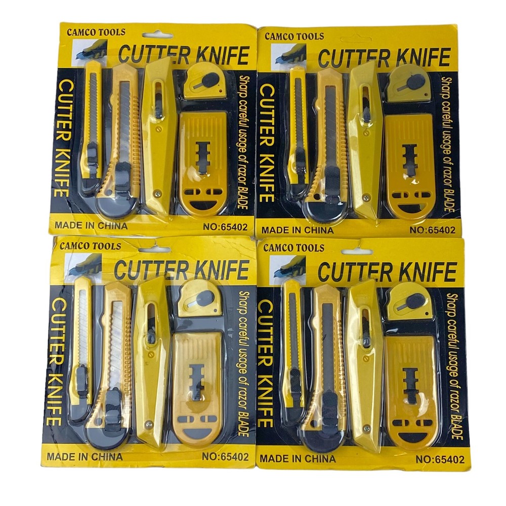 Camco Tools Cutter Knife Set 20 PCS Box Cutter Utility Knife