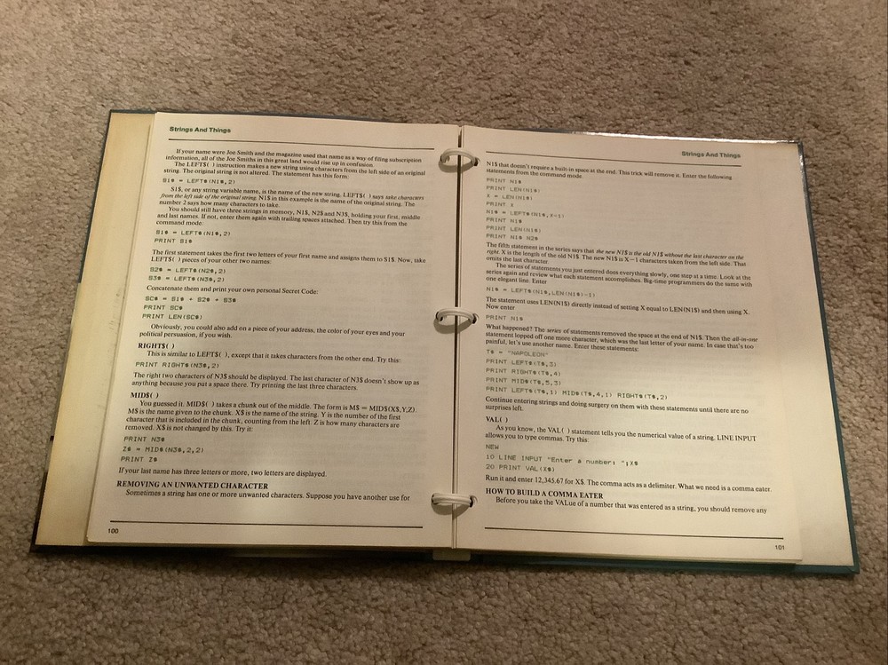 1983 How To Program Your IBM PC Basic For Beginners Book