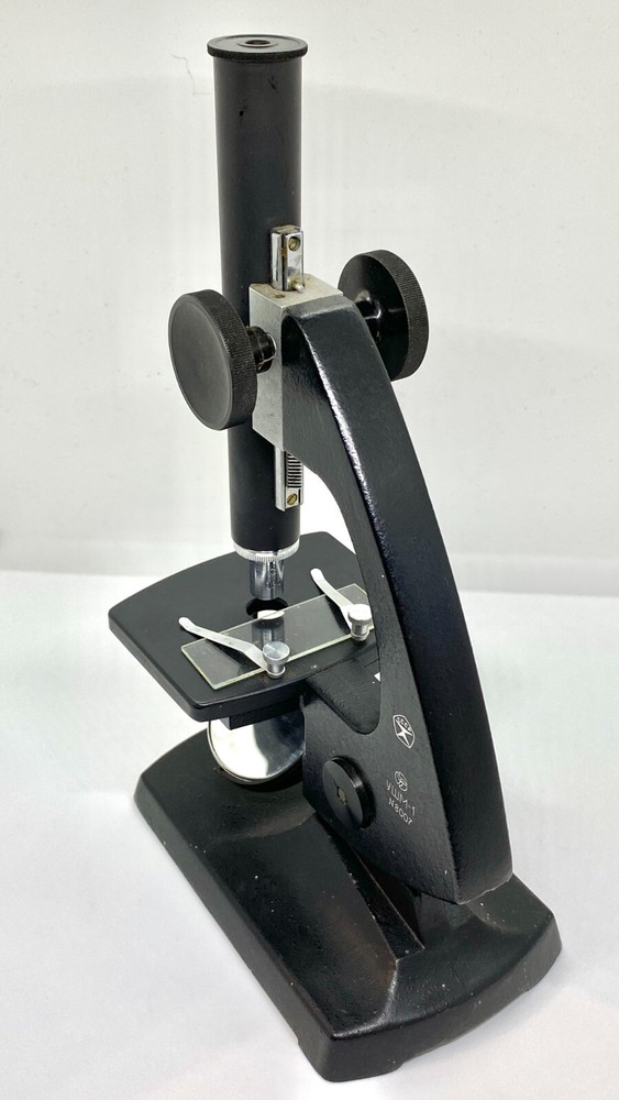 Microscope ShM-1 Biology Science Vintage USSR + 4 lens. Working