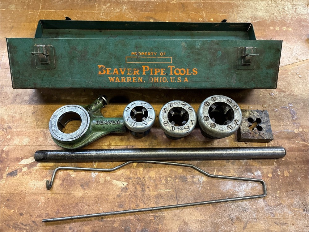 Pipe Dies Beaver Pipe Hand Threader