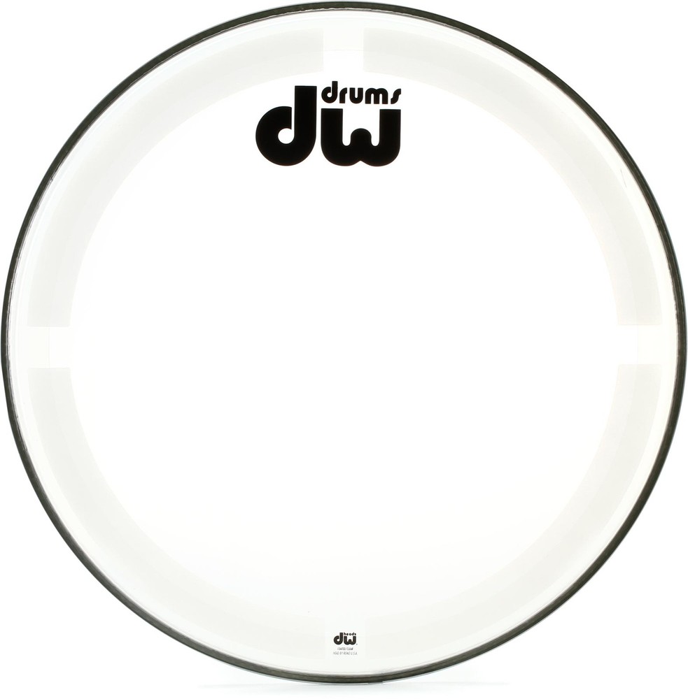 DW Coated/Clear Bass Drumhead - 22 inch (2-pack) Bundle