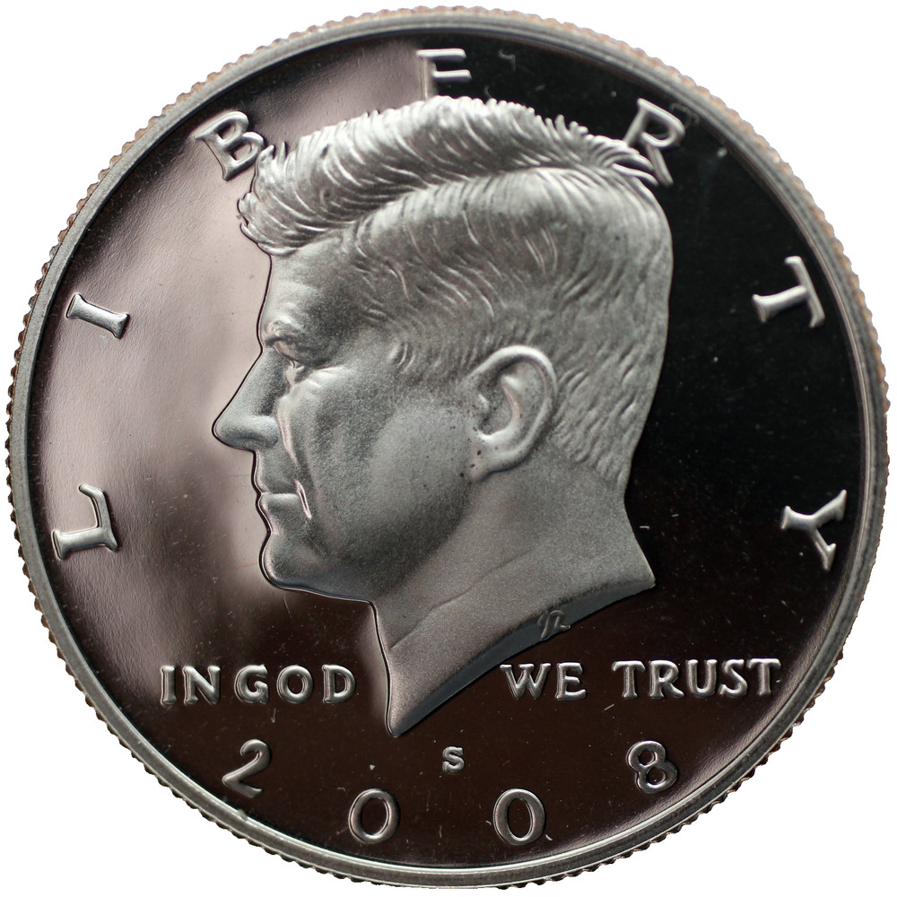 2008-S Proof Kennedy Half Dollar