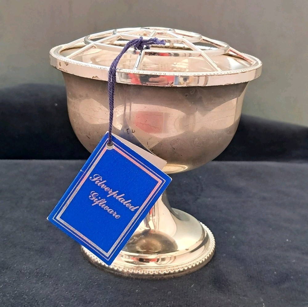 Vintage Rose Bowl. Silver Plated. Made In England.