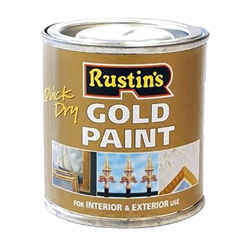 Rustins Gold Paint 500Ml Gole500