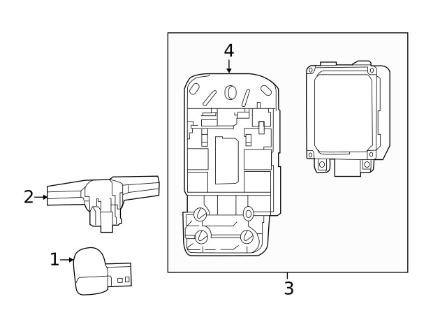 Genuine Nissan Blind Spot Detection System Warning Sensor 284K0-9HS0F