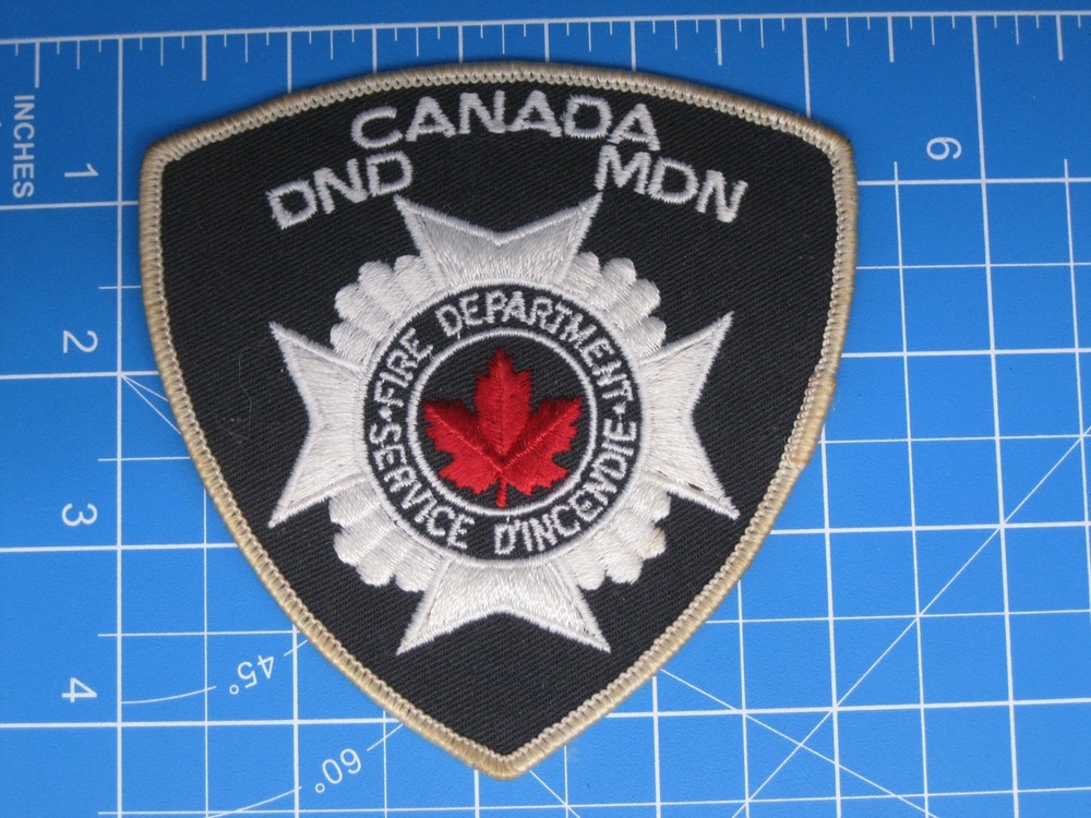 Canada DND MDN Fire Service patch-vintage