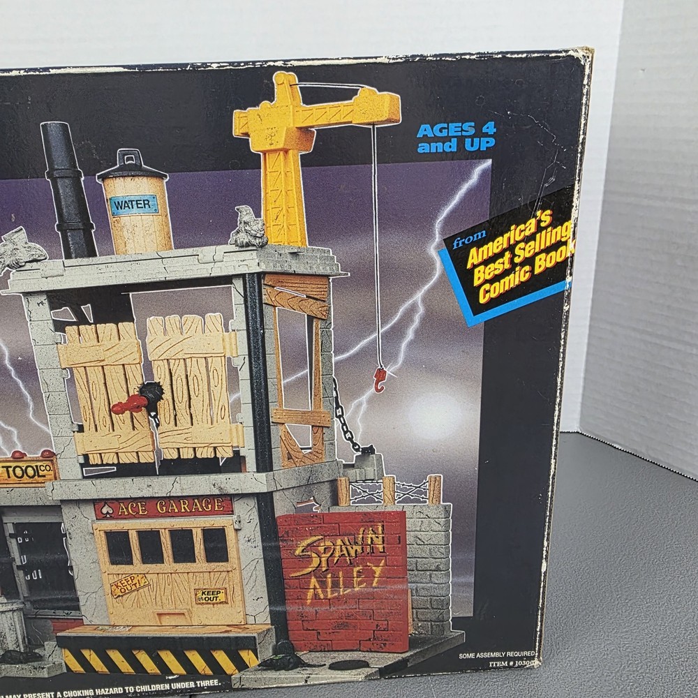 SPAWN ALLEY PLAYSET OPEN BAD BOX