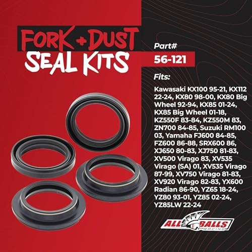 Racing Fork Seal & Dust Seal Kit 56-121 Compatible with/Replacement for
