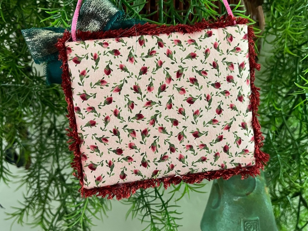 Shepherd's Bush BLESS EWE Completed Cross Stitch Ornament