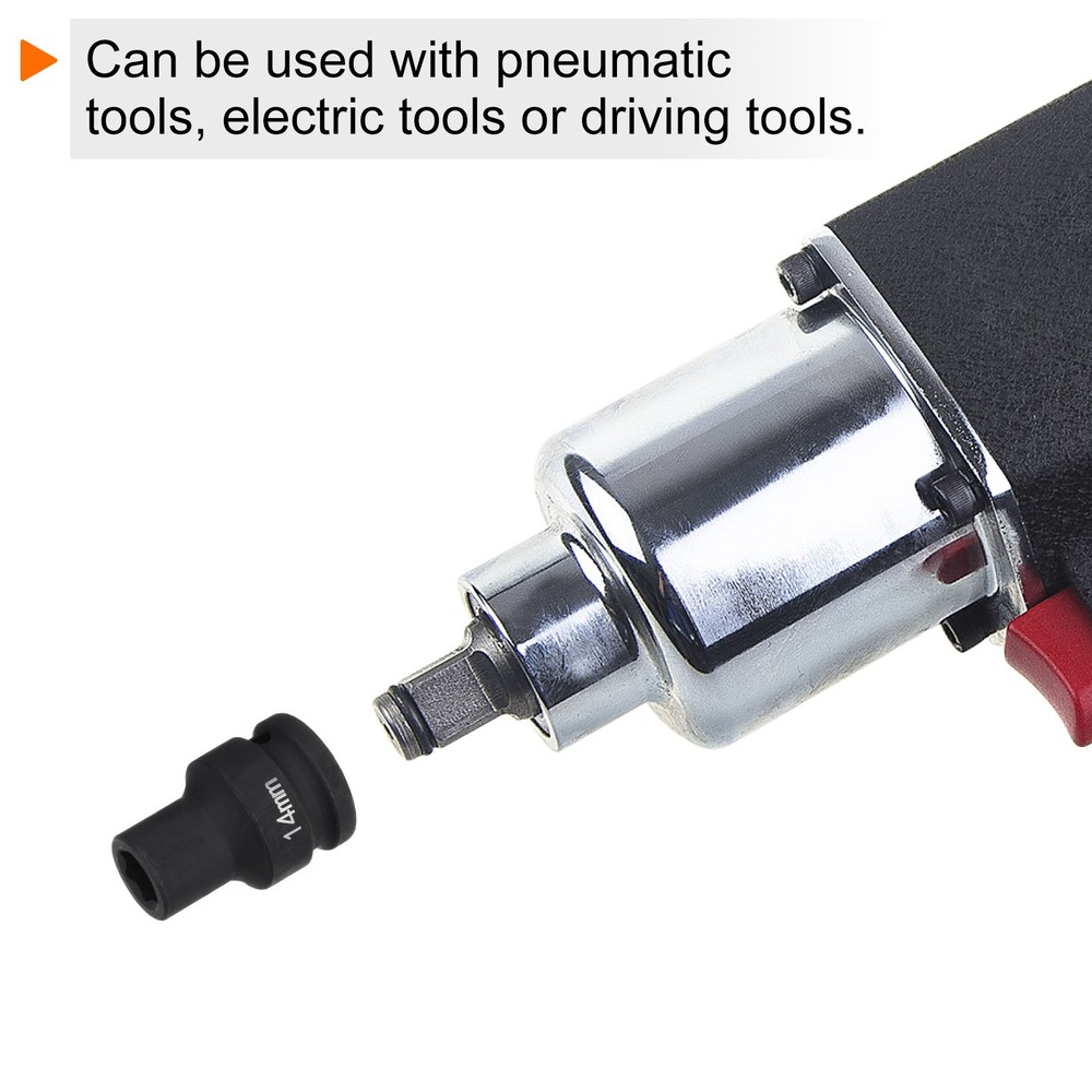 Deep 6Points Impact Socket 3/4" Drive 14mm Metric 40Cr Impact Socket