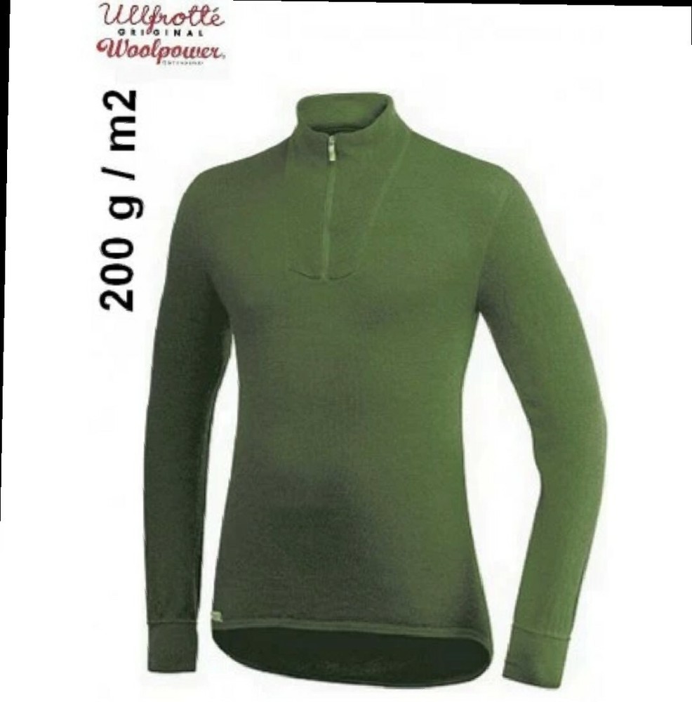 F1 Ullfroté shirt 200g long sleeve Woolpower warm effects