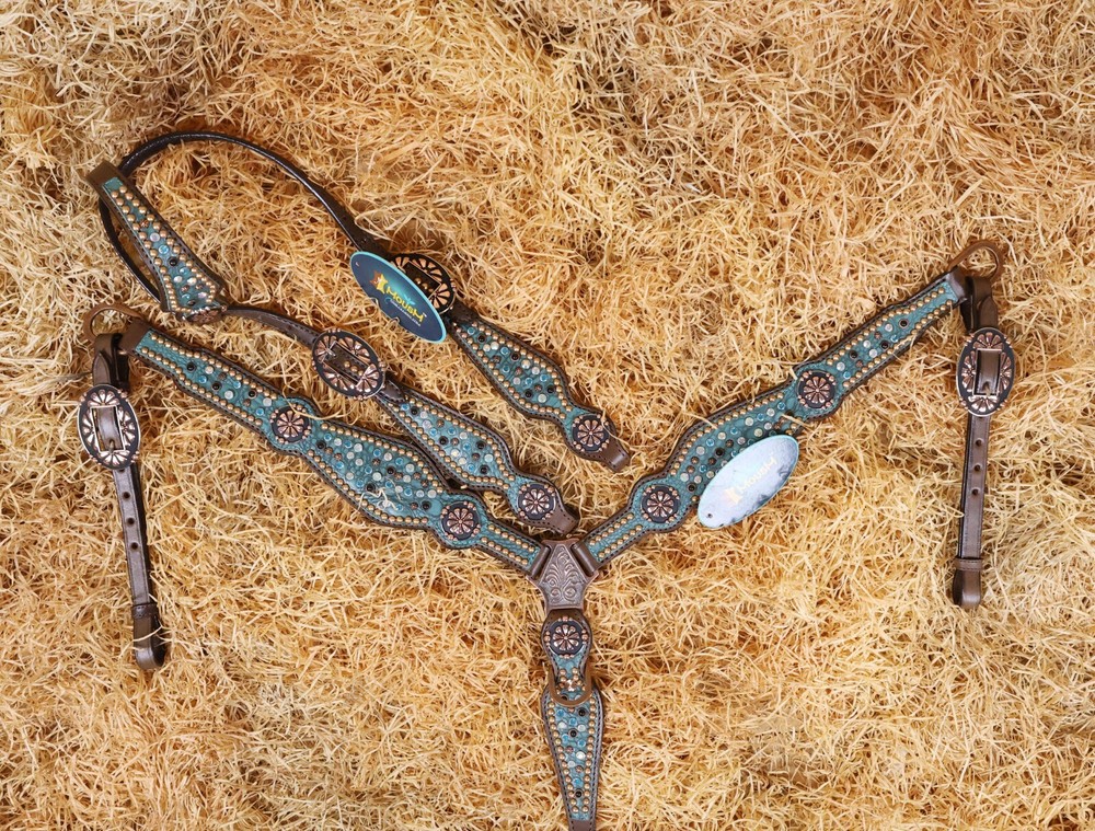Headstall & Breast Collar Tack Set for Horse