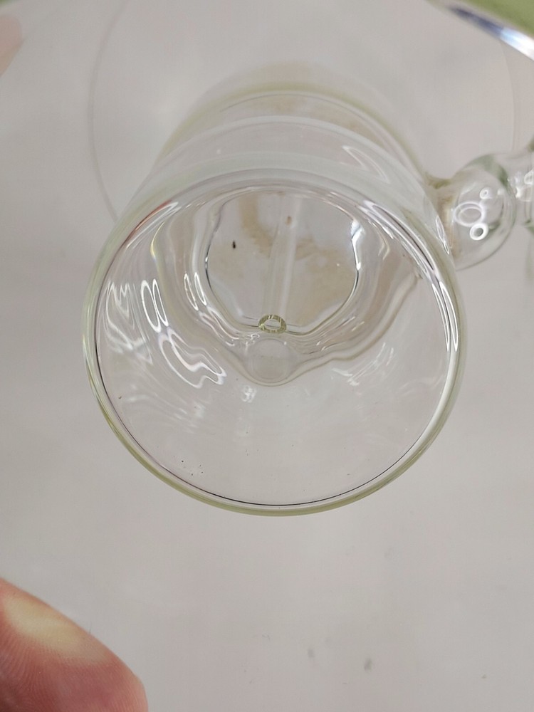 Vintage Wolfard or Wolfard style Handblown Glass Lantern