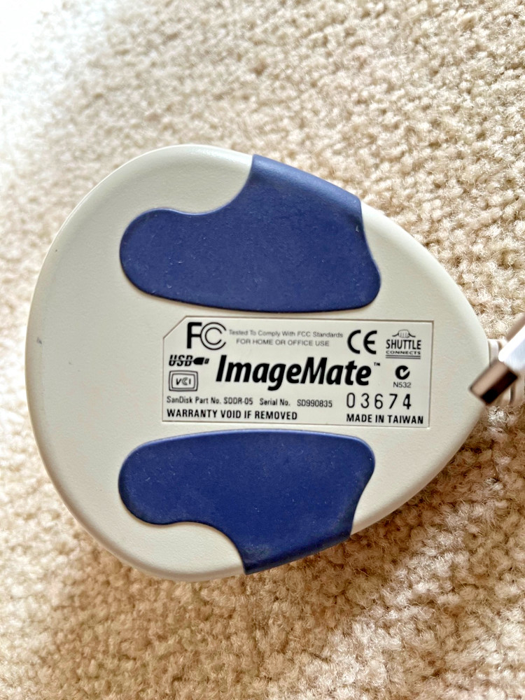 Sandisk ImageMate USB external CF drive reader SDDR-05