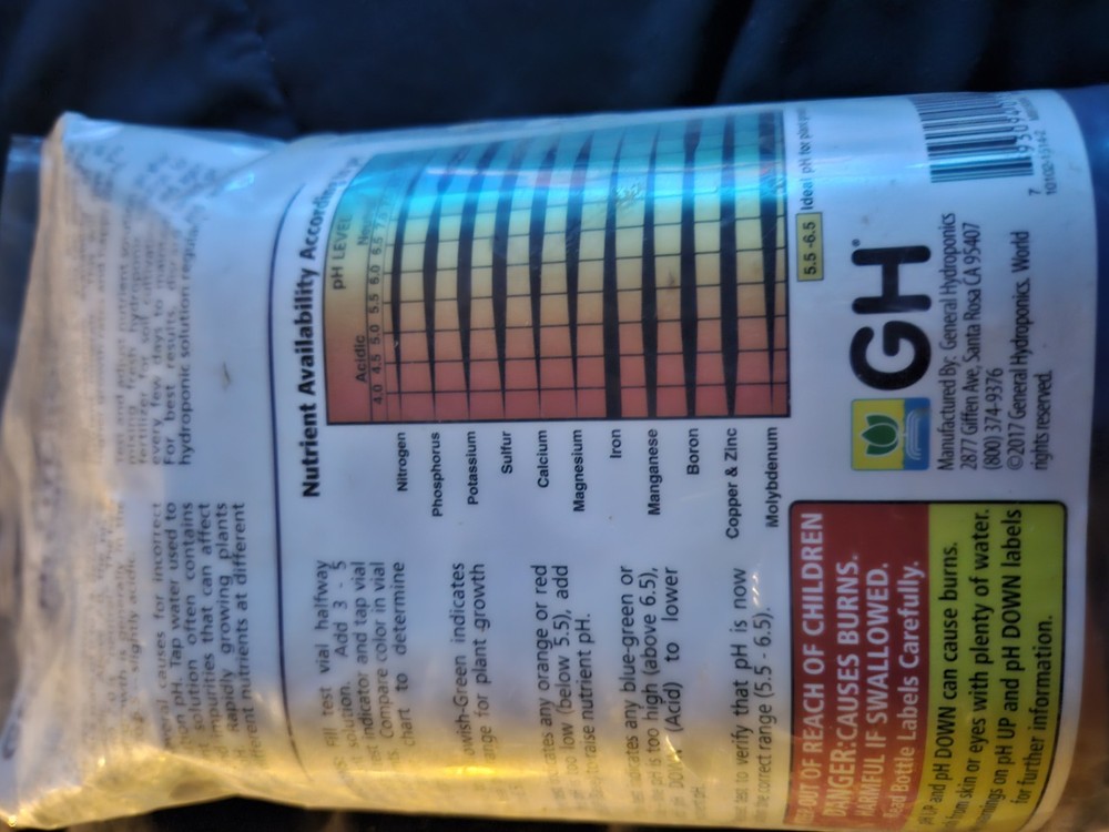 General Hydroponics pH Control Test Kit - GH 8 oz Up Down Adjustment Combo FAST