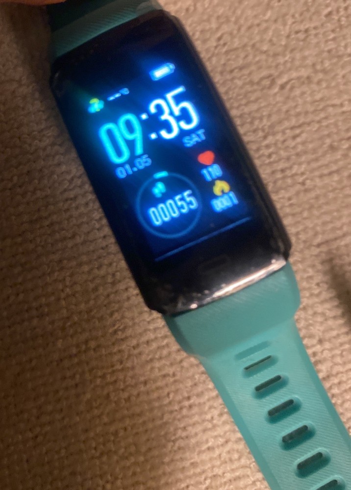 KORETRACK Smartwatch New In Plastic tested Working ✅ HR/BP/02 More ** No Box