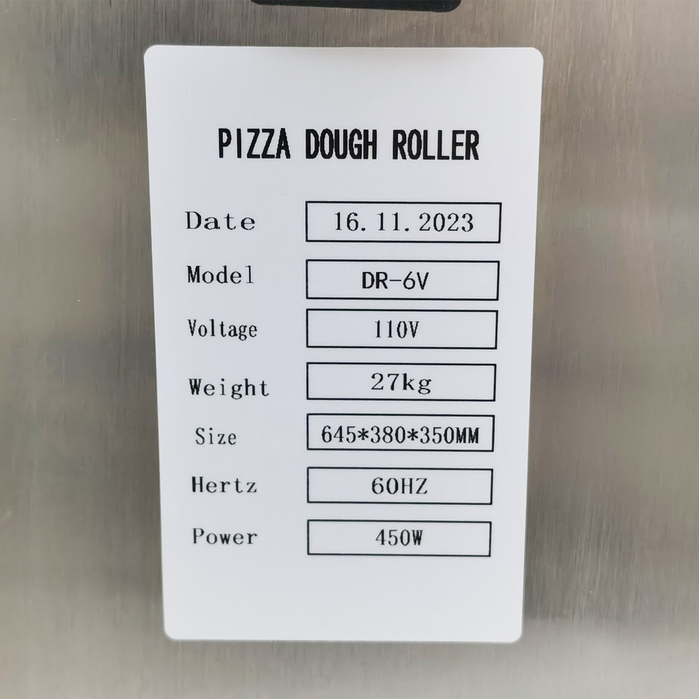 Electric Pizza Processor Pizza Dough Roller Sheeter Pastry Press Making Machine
